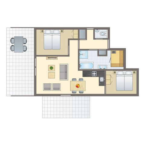 APARTMENT 4 people - 4LA