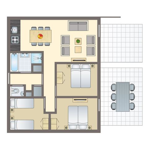 APARTMENT 6 people - 6CA