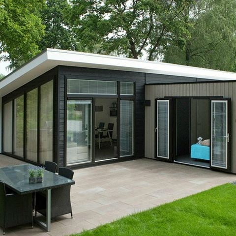 Bungalow 4 personen - Bos Lodge 75 met Hottub