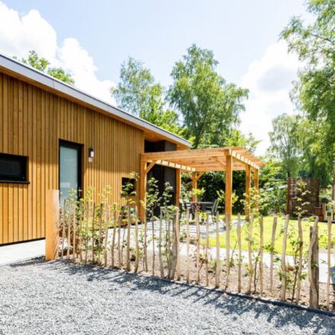 Bungalow 4 personen - Berken Lodge Eco met Hottub en Sauna