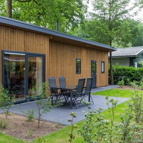 Bungalow 6 personen - Wood Lodge Eco met Hottub en Sauna