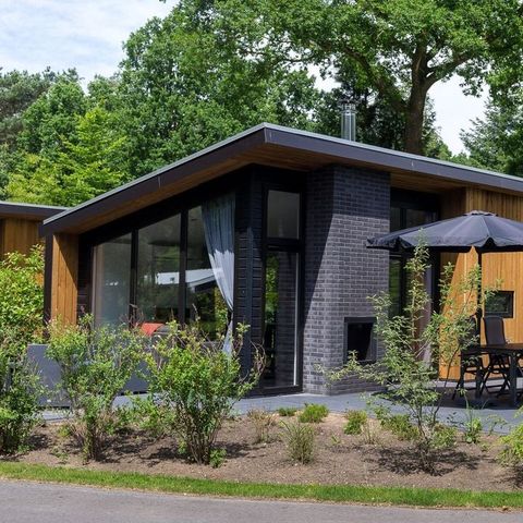 Bungalow 6 personen - Bos Lodge 55 Eco met Hottub