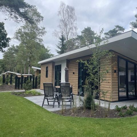 Bungalow 4 personen - Veluwe Lodge met Hottub en Sauna