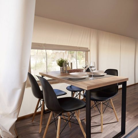 Bungalow 6 personen - tent Glamping