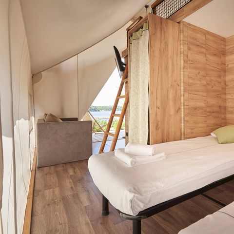 Bungalow 6 personen - tent Glamping