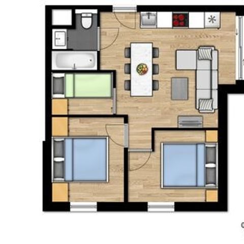 APARTMENT 6 people - Comfort Suite | 2 Bedrooms + Sleeping area