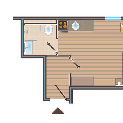 Appartement 2 personen - Comfort BK217