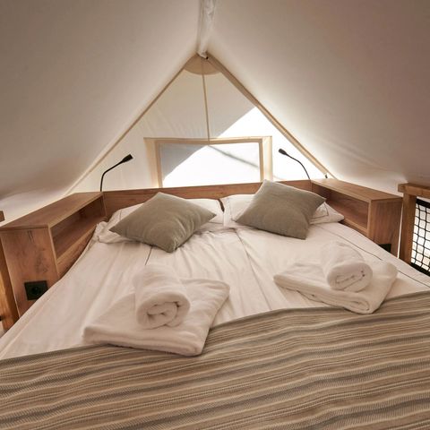 CANVAS AND WOOD TENT 4 people - Pebble Lodge 4