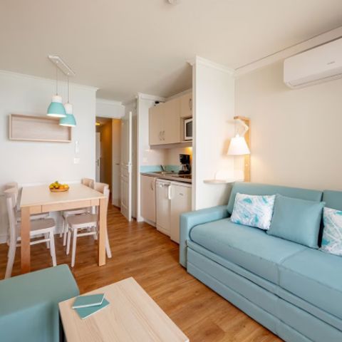 Studio 4 personen - Studio - 1 sleeping alcove - Air-conditioned - Terrace or balcony - Sea view