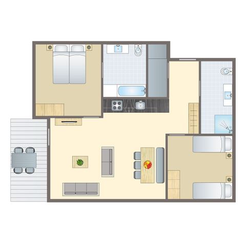 APPARTEMENT 6 personen - 4-6CF