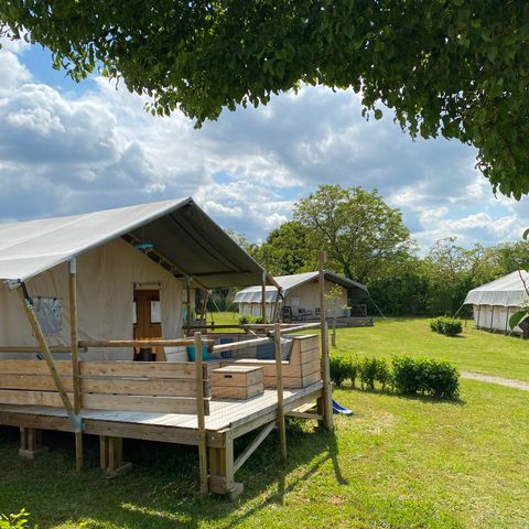 CANVAS AND WOOD TENT 6 people - SafariLodge Comfort