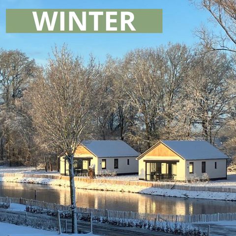 BUNGALOW 4 people - WINTER Panoramic Snipe Fishpond