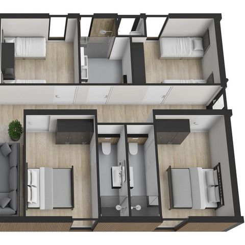 BUNGALOW 8 people - Forest Cube BC8