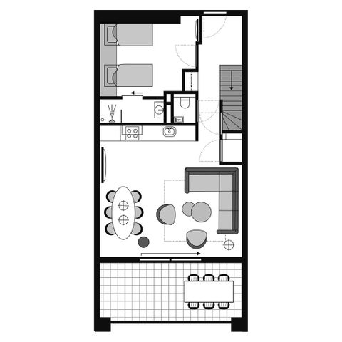 APARTMENT 6 people - 6L