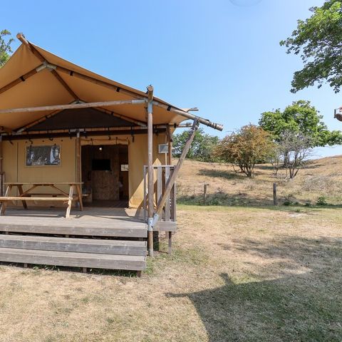 CANVAS AND WOOD TENT 6 people - Safari tent