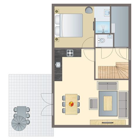 MAISON 6 personnes - 6C