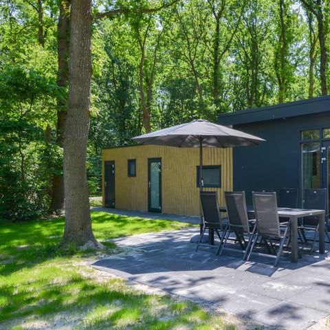 Vakantiehuis 6 personen - Paviljoen met berging en omheinde tuin