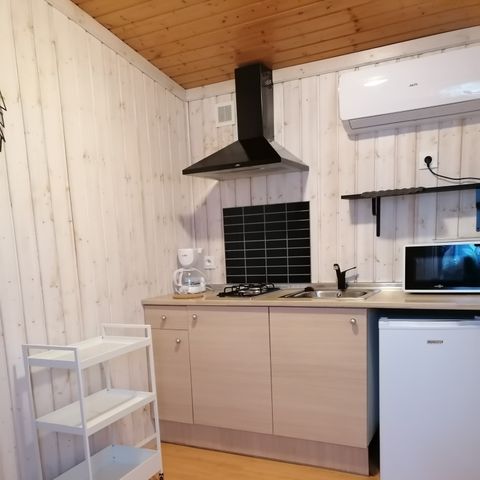 CHALET 2 personen - 20m² - 1 kamer