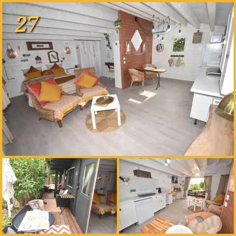 CHALET 2 personen - 32m² - Zonder slaapkamer