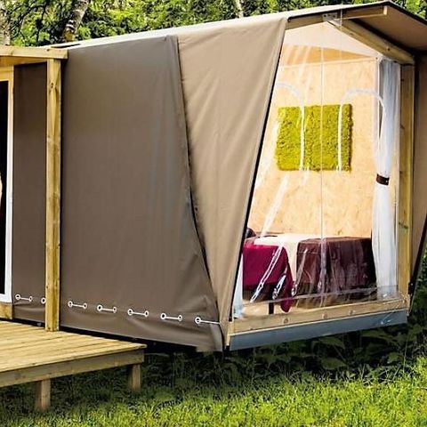 CANVAS AND WOOD TENT 4 people - Glam No Sanitary