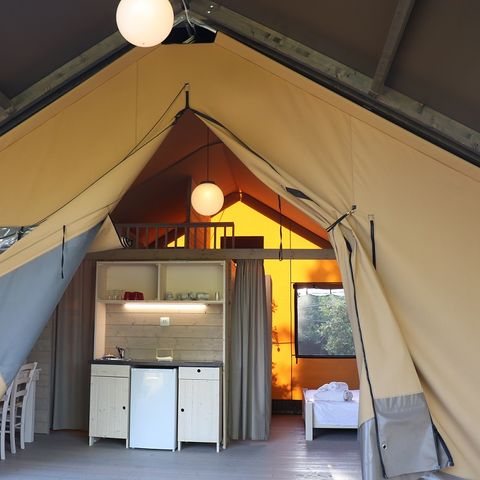 TENDA IN TELA E LEGNO 2 persone - Tenda Safari Glamping