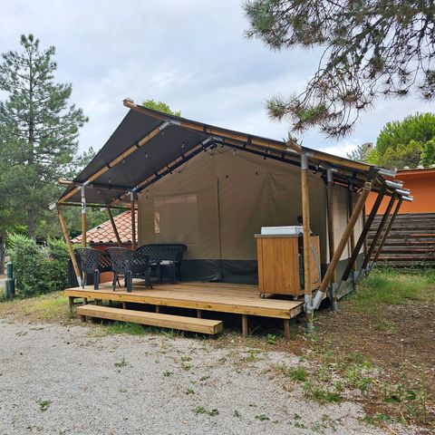 CANVAS AND WOOD TENT 4 people - Safari tent