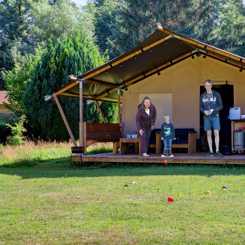 CANVAS AND WOOD TENT 4 people - Safari tent