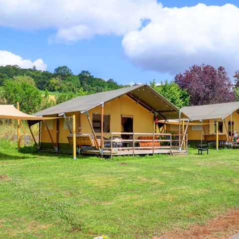 CANVAS AND WOOD TENT 6 people - Safari tent