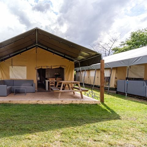 CANVAS AND WOOD TENT 6 people - Stuuflodge Bella