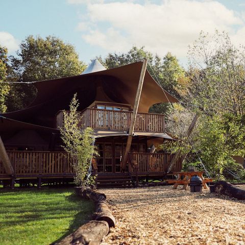 CANVAS AND WOOD TENT 6 people - Hacienda