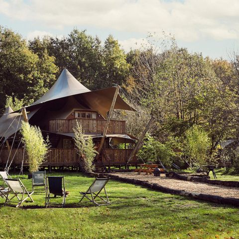 CANVAS AND WOOD TENT 6 people - Hacienda