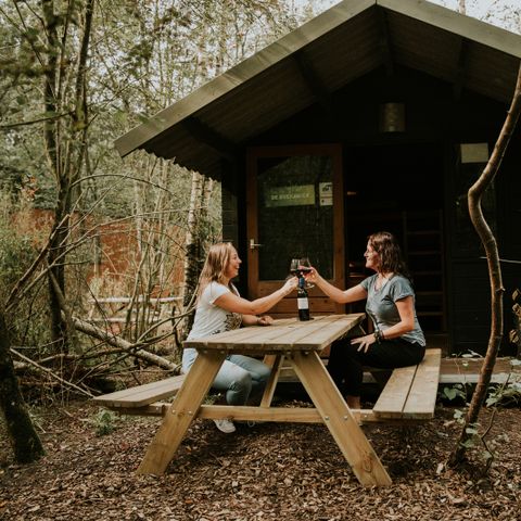 CANVAS AND WOOD TENT 4 people - Hiker's hut