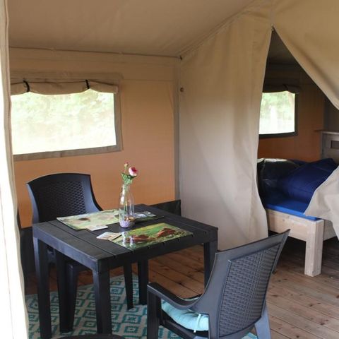 CANVAS AND WOOD TENT 4 people - Safari tent