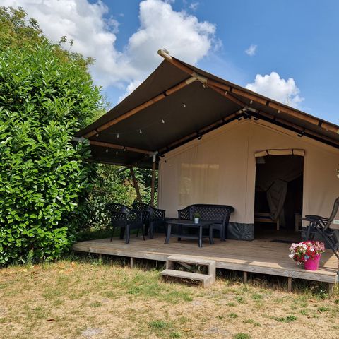 CANVAS AND WOOD TENT 4 people - Safari tent