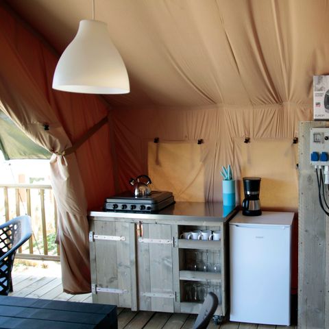 CANVAS AND WOOD TENT 4 people - Safari tent