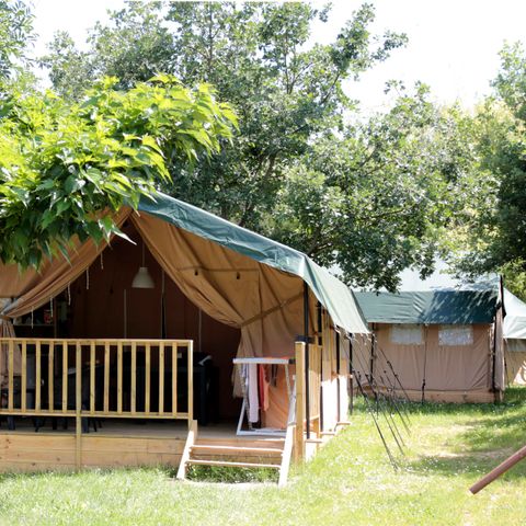 CANVAS AND WOOD TENT 4 people - Safari tent