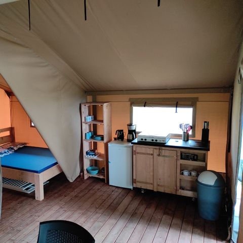 CANVAS AND WOOD TENT 6 people - Safari tent