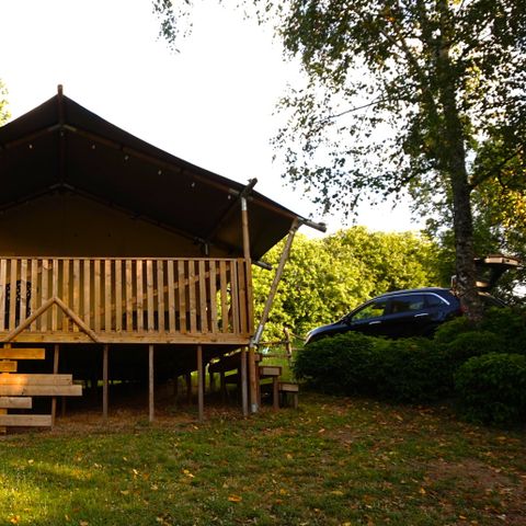 CANVAS AND WOOD TENT 6 people - Safari tent