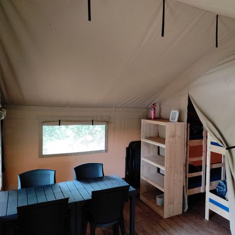 CANVAS AND WOOD TENT 6 people - Safari tent