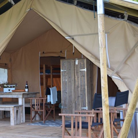 CANVAS AND WOOD TENT 4 people - Safari tent