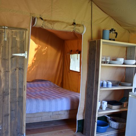 CANVAS AND WOOD TENT 4 people - Safari tent