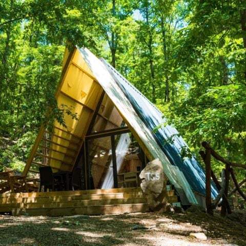 TENDA IN TELA E LEGNO 4 persone - A Luxury