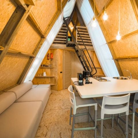 TENDA IN TELA E LEGNO 4 persone - A Luxury