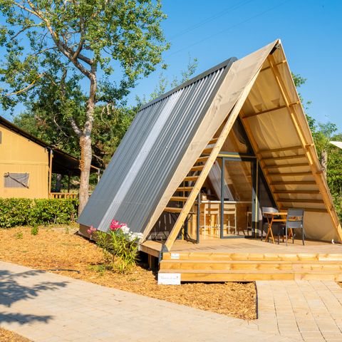 TENDA IN TELA E LEGNO 4 persone - A Luxury