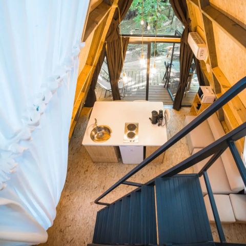 TENDA IN TELA E LEGNO 4 persone - A Luxury