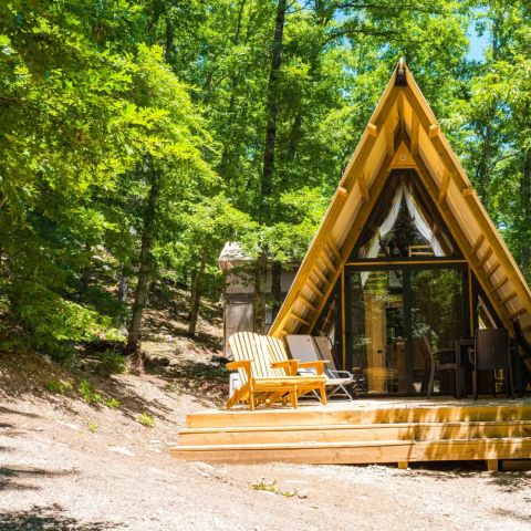 TENDA IN TELA E LEGNO 4 persone - A Luxury