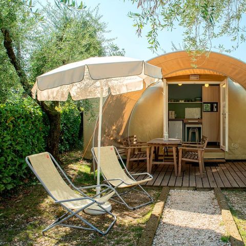 tent 4 personen - Coco Suite (zonder badkamerfaciliteiten)