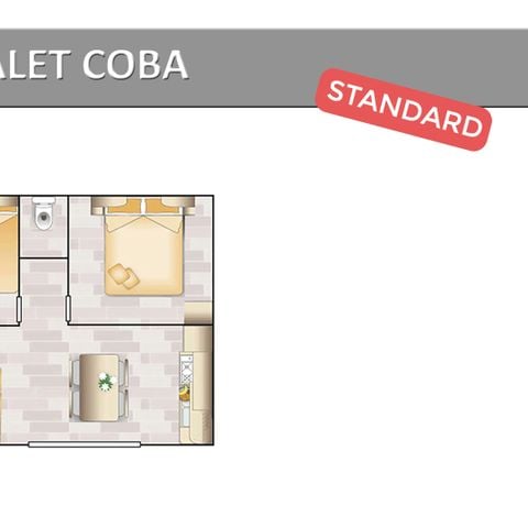 CHALET 4 personnes - COBA STANDARD