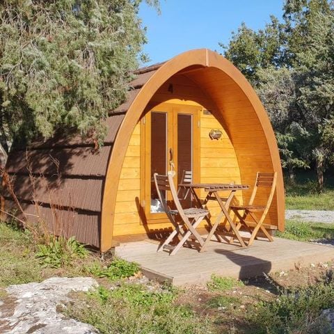 AUßERGEWÖHNLICHE UNTERKUNFT 2 Personen - Le POD : die Hütte 100% Natur / mit Frühstück / 2 pax inbegriffen / Privater Spa optional