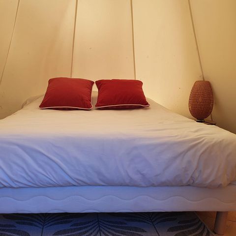 Zelt 2 Personen - TIPI LODGE 6 m² für 2 Pers. mit Frühstück und privatem Jacuzzi mit unbegrenztem Zugang